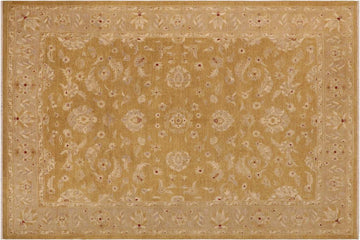 handmade Traditional Kafkaz Chobi Ziegler Lt. Green Tan Hand Knotted RECTANGLE 100% WOOL area rug 9 x 12